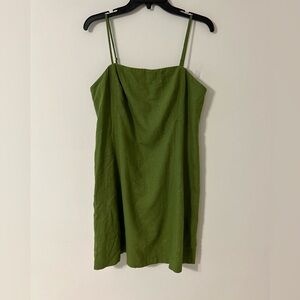 Gap green shift dress